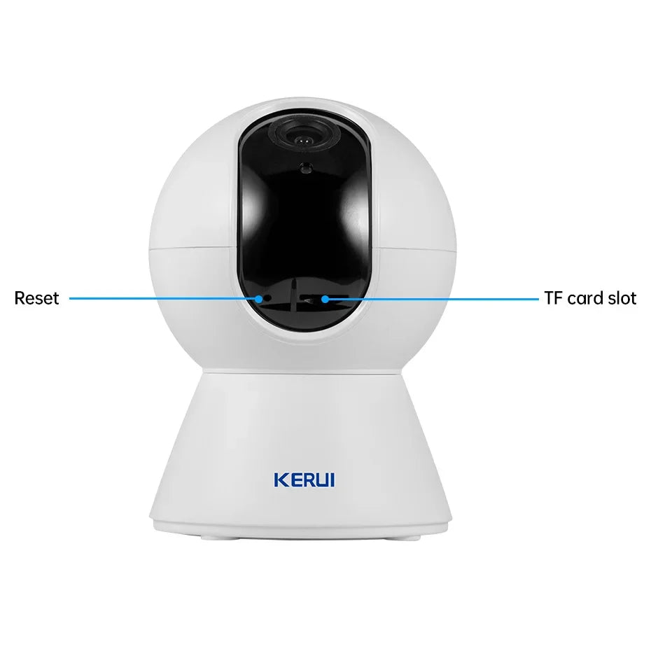 4K WiFi vnútorná bezpečnostná kamera s automatickým sledovaním a nočným videním