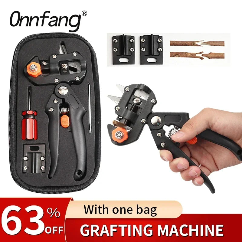 Manual Plant Grafting Tool with Replaceable Blades