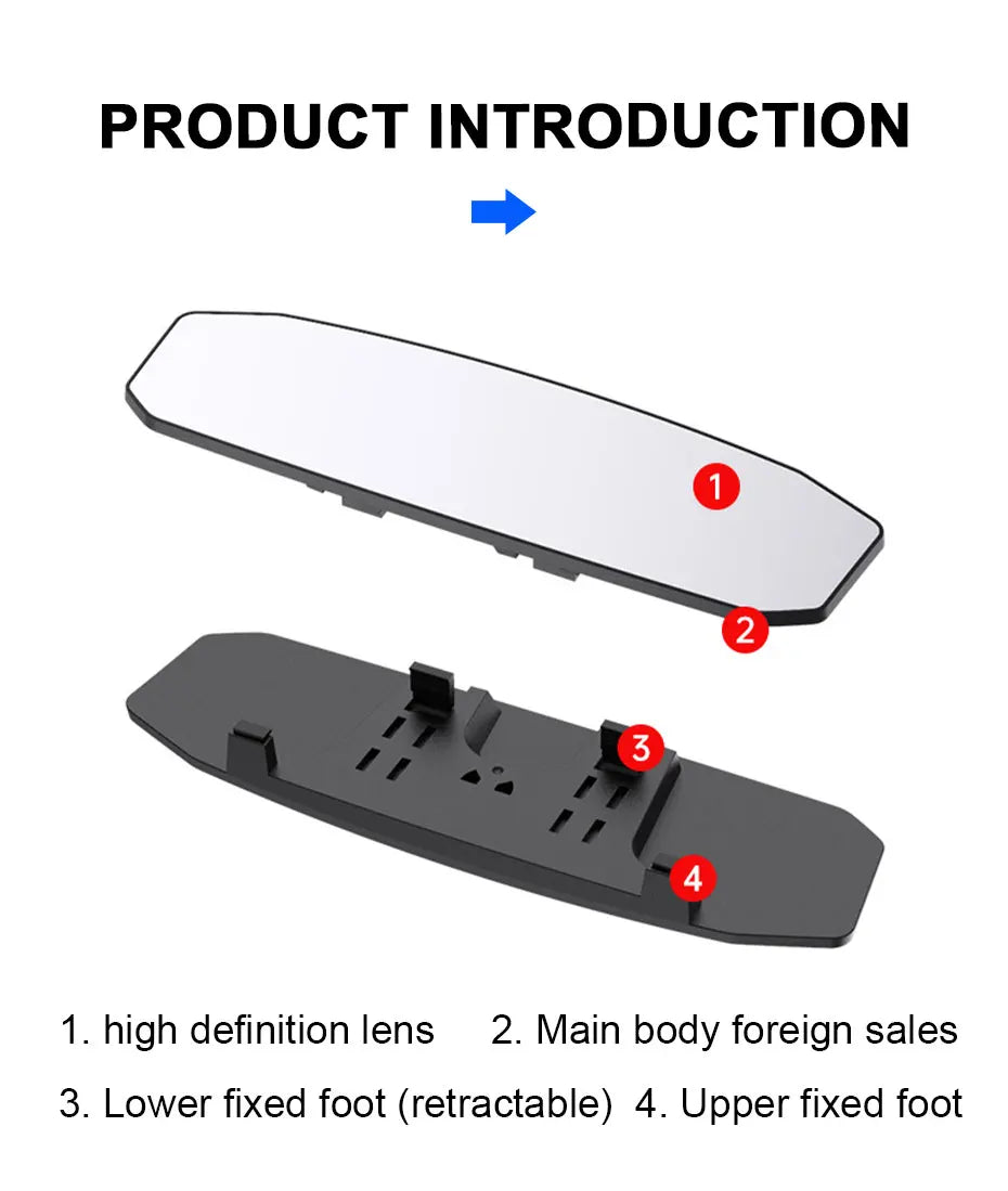 Wide Angle Car Baby Mirror for Safer Family Driving