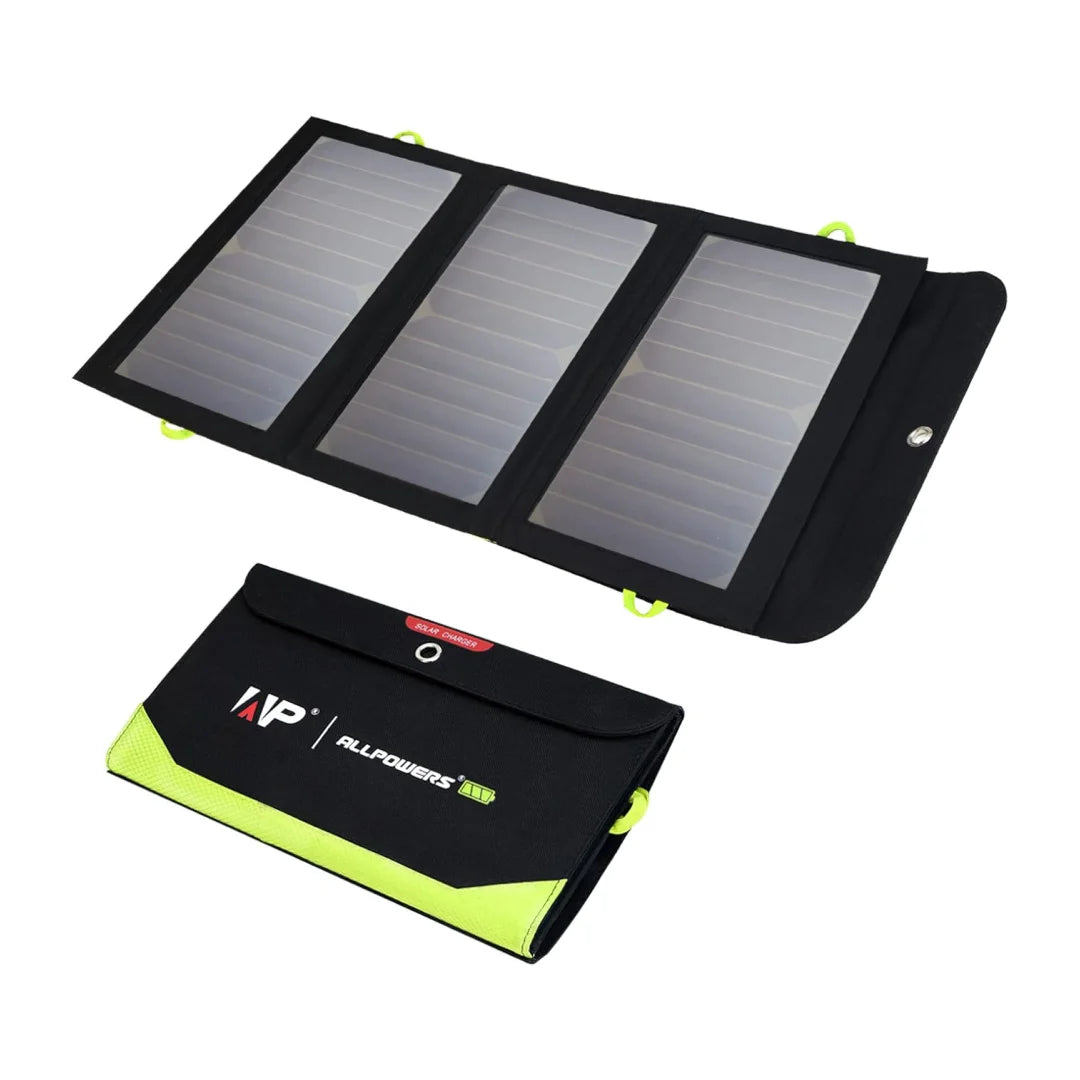 ALLPOWERS Foldable Solar Panel Charger with Battery 21W