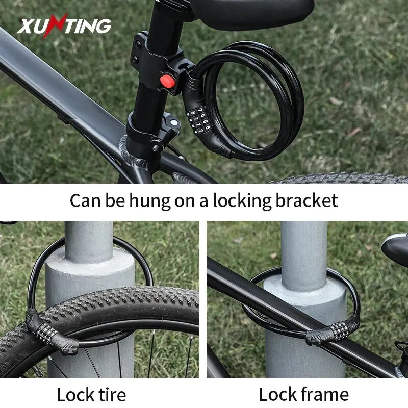 54 cm Combination Bicycle Cable Lock
