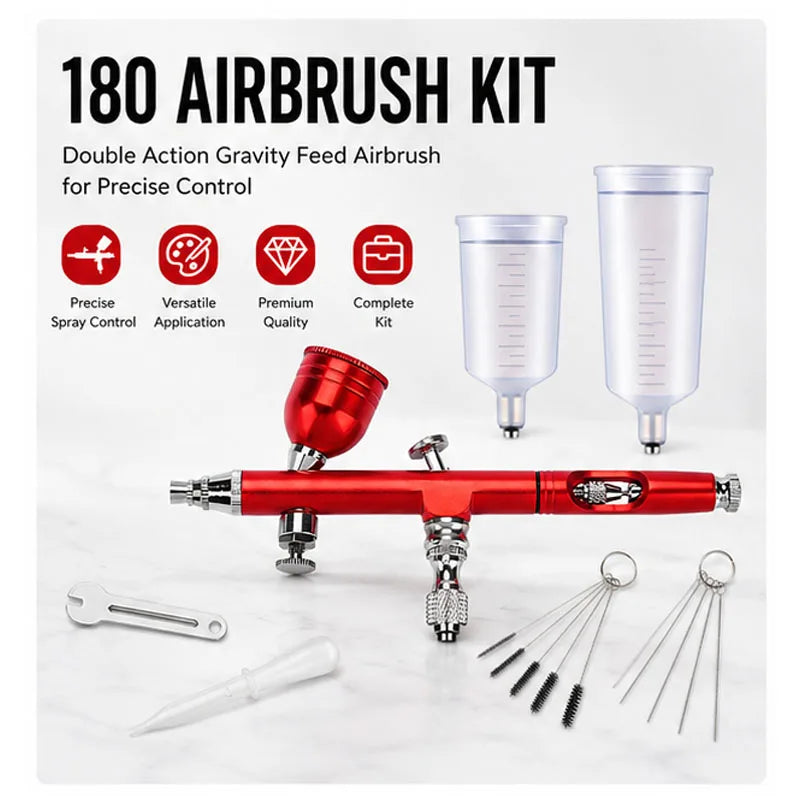 Dual-Action Gravity Airbrush Kit
