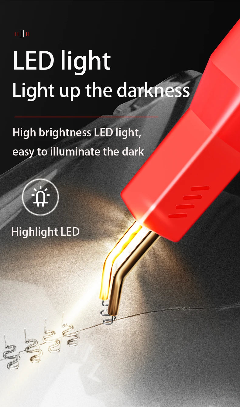 Saldatore a plastica con pistola termica per riparazione paraurti kit torcia