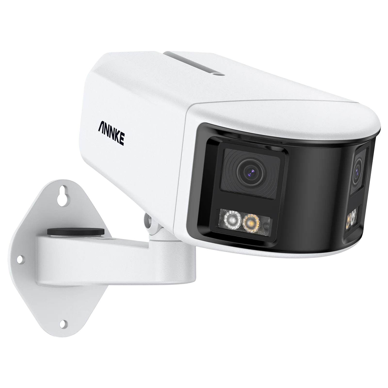 Annke 180° Panoramic Security Camera 265+ 6MP Dual Lens 2.8MM IP Camera POE CCTV Video Surveillance Outdoor Audio Warning Alarm