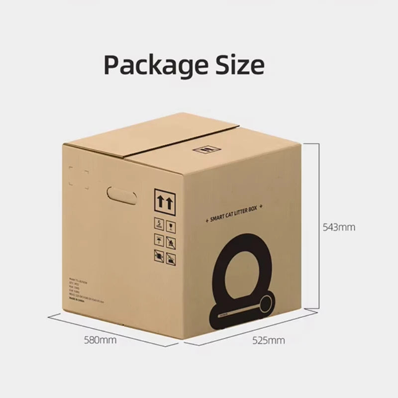 Розумний автоматичний лоток для котячого туалету з керуванням через додаток