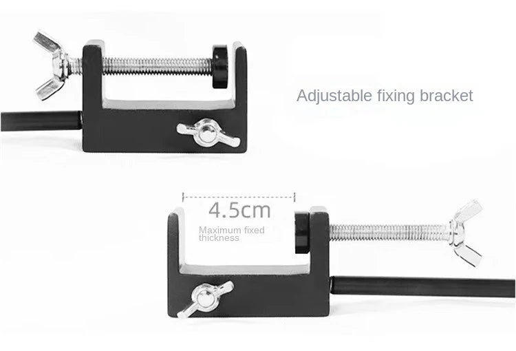 Camping Desktop Storage Rack with Hook, Aluminum Hanging Stand