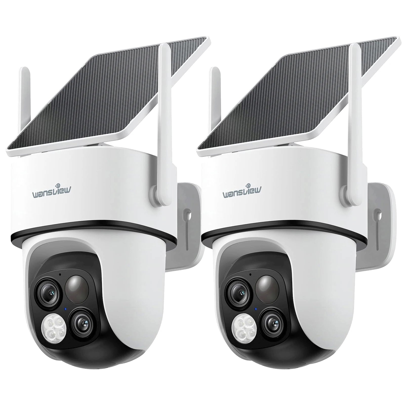 2K Dual Lens Solar Wireless Outdoor PTZ Security Camera