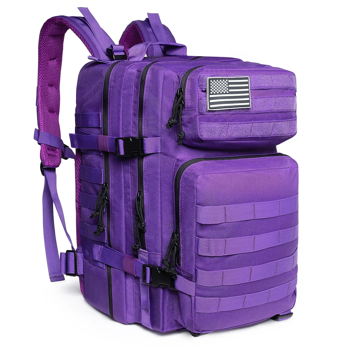 45 L Outdoor Backpack with MOLLE Attachment Layout
