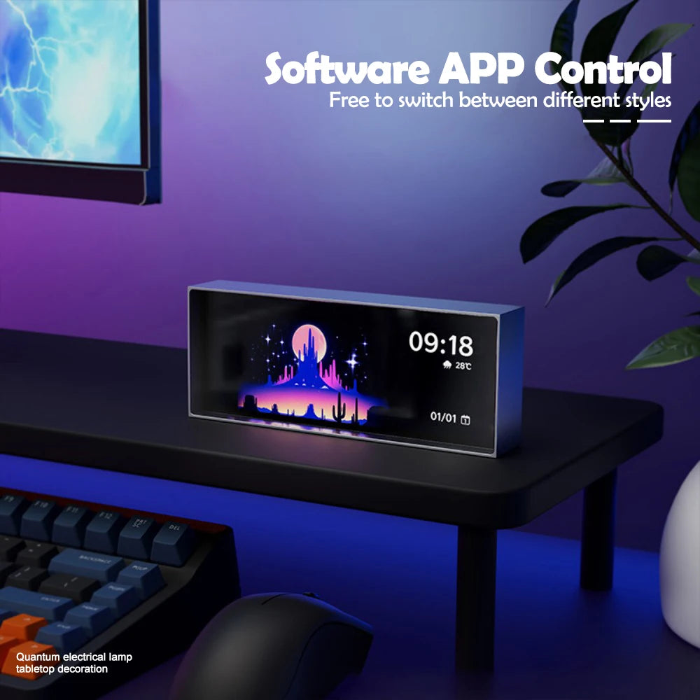 App-Controlled Digital Desk Clock and Night Light