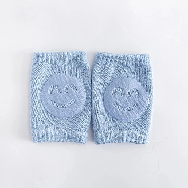 Cotton Baby Knee & Elbow Pads - Blue
