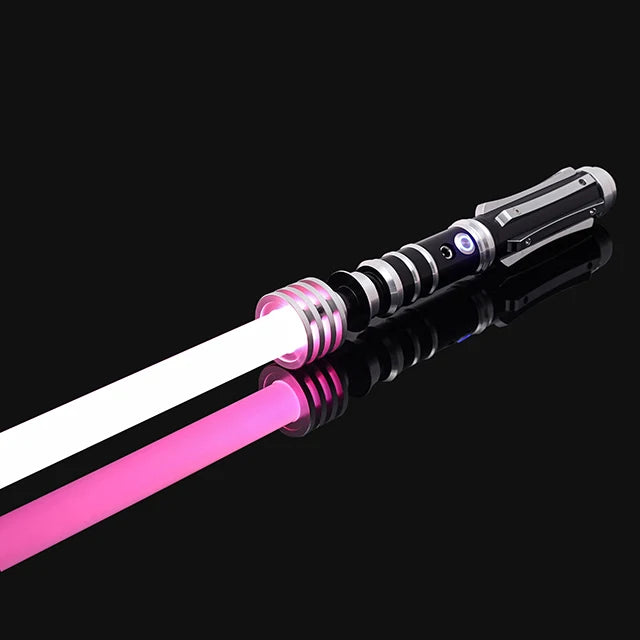 Sabre laser en métal RGB rechargeable avec effets sonores