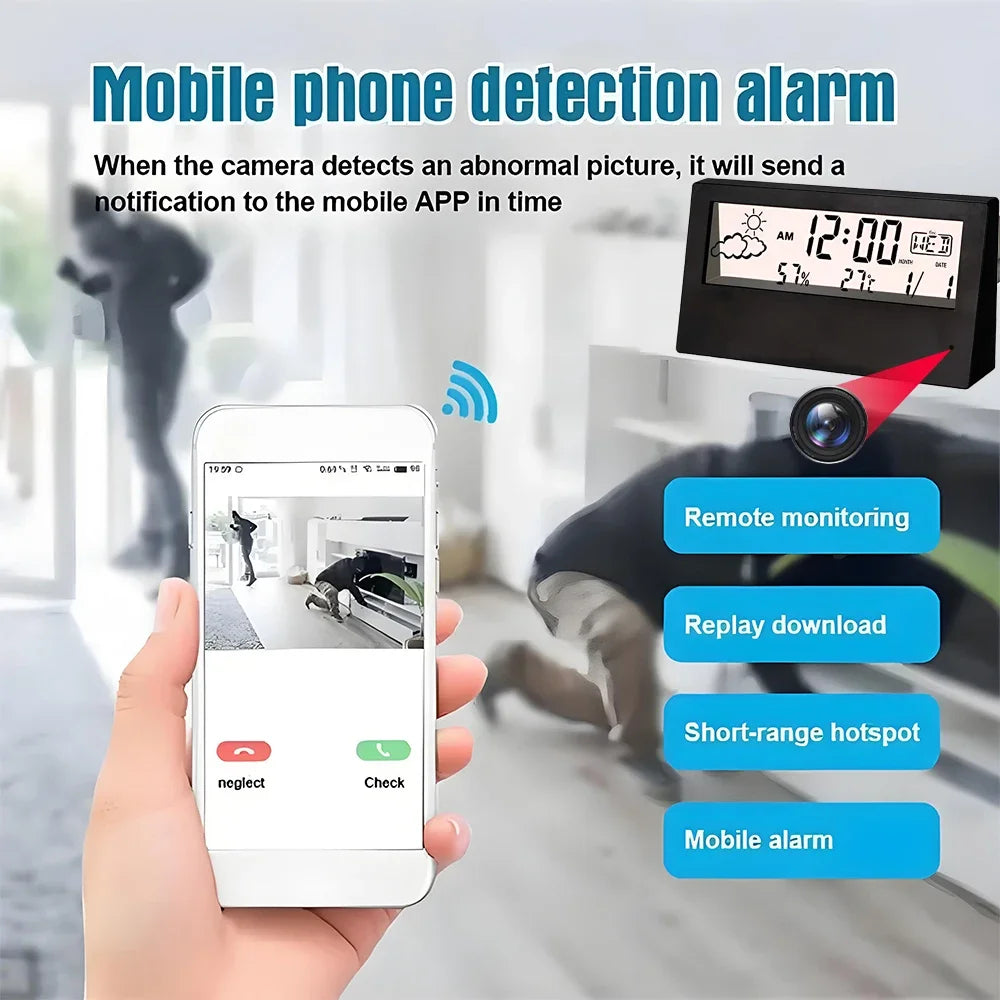 4K Mini WiFi kamera s detekciou pohybu a diaľkovým sledovaním