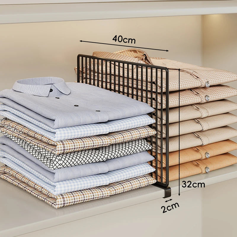 Adjustable Metal Wardrobe Shelf Dividers