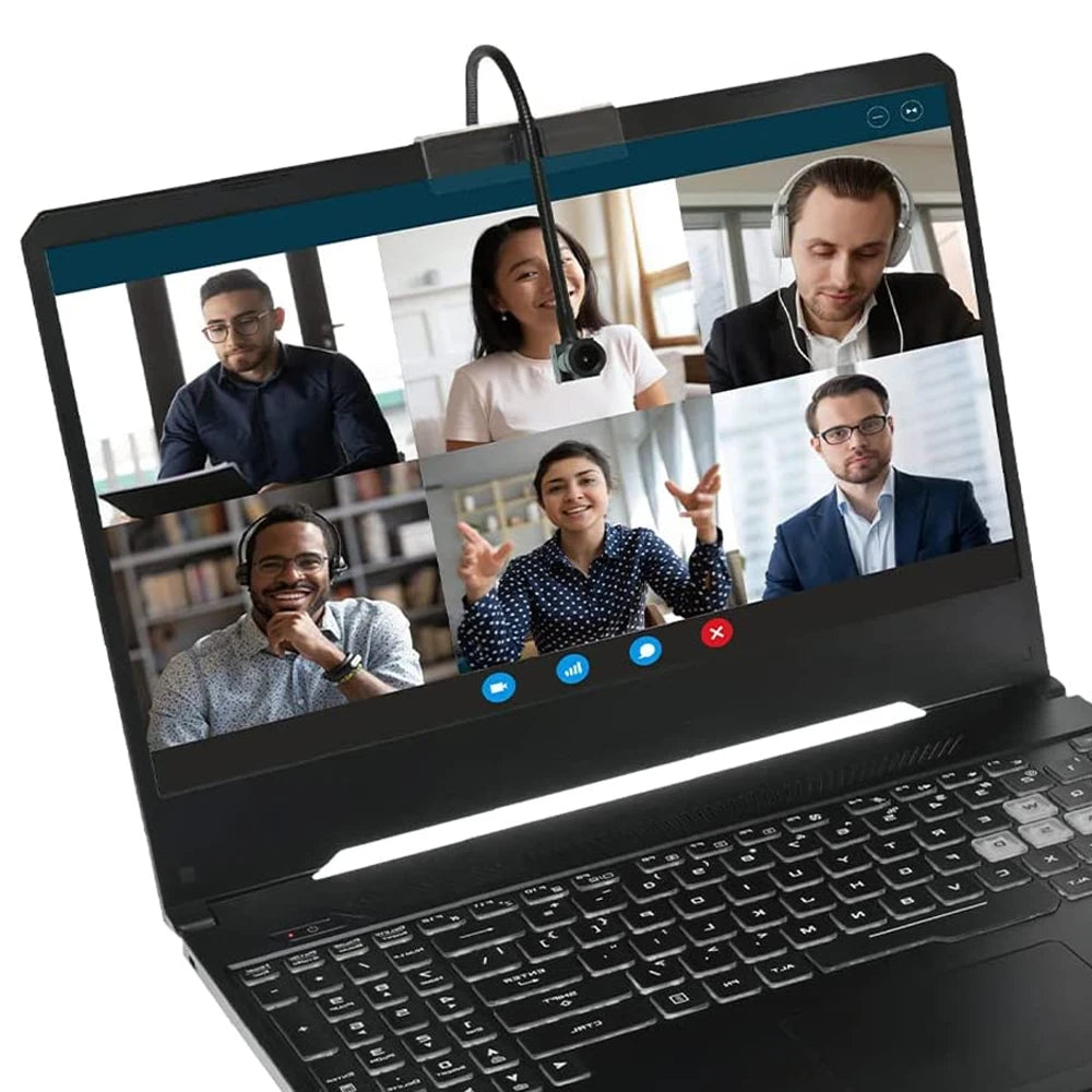 Center Screen USB Webcam with Eye Contact for Better Calls