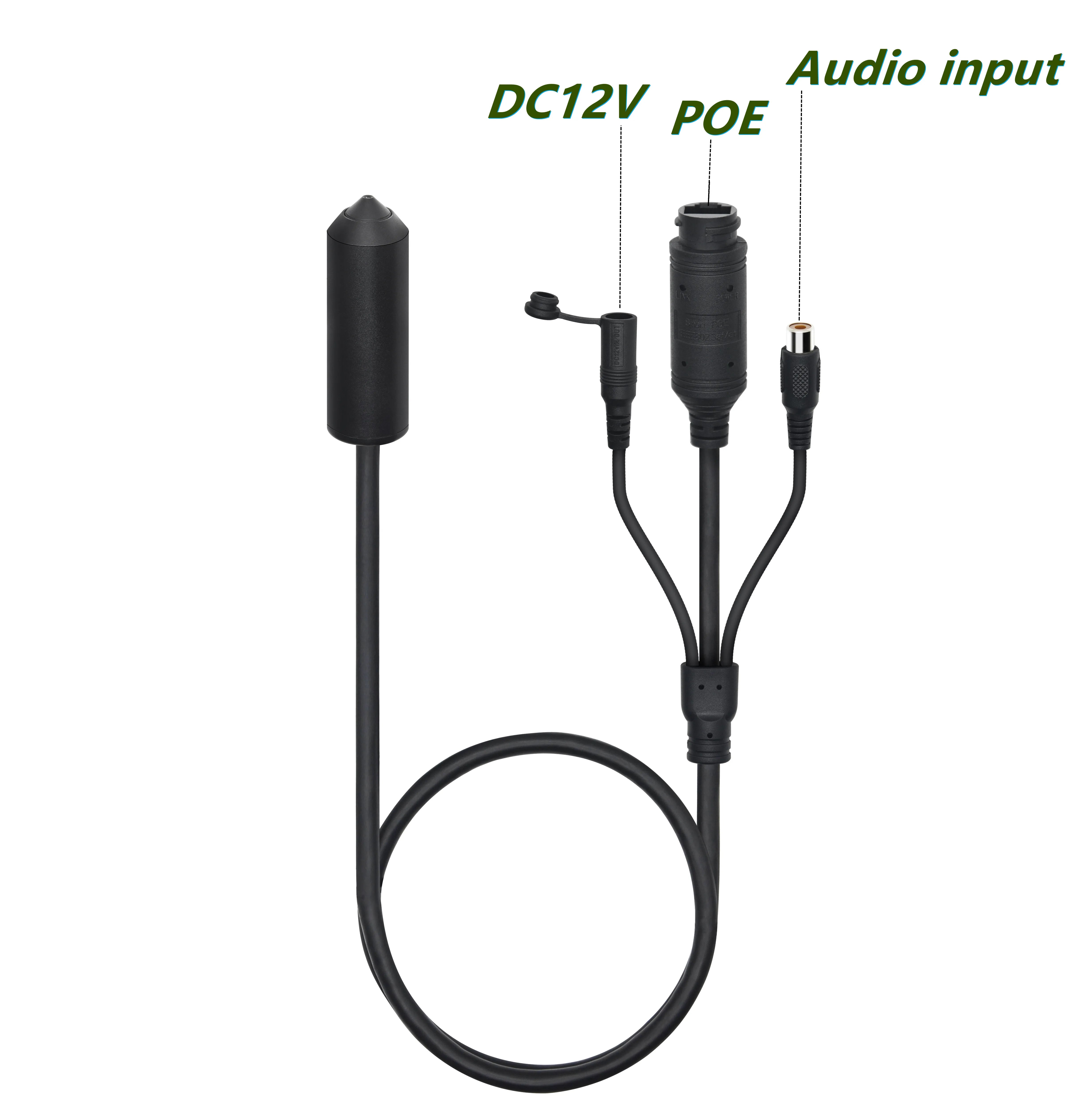 Mini caméra IP Bullet POE avec objectif 3,7 mm