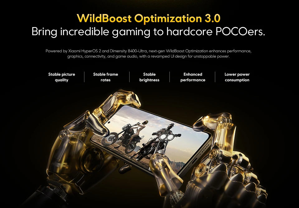 Global Version POCO X7 Pro Smartphone with 1.5K AMOLED & 50MP OIS Camera