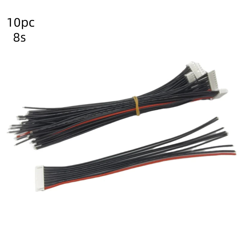 Prívodné vodiče balansovacieho konektora LiPo - balenie 10 ks, 1S až 8S