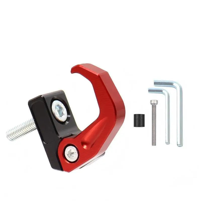 CNC Aluminium Helmet and Bag Hook for 22 mm Bars