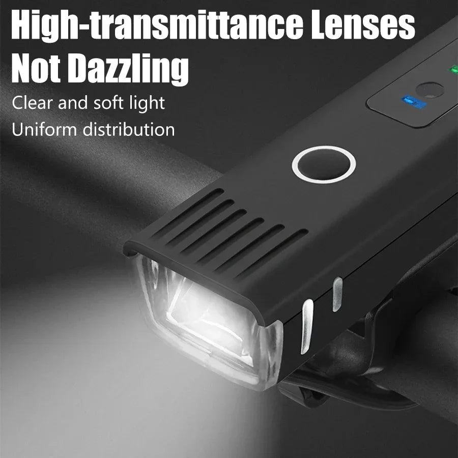 Rechargeable Bicycle Light - Front and Rear Options