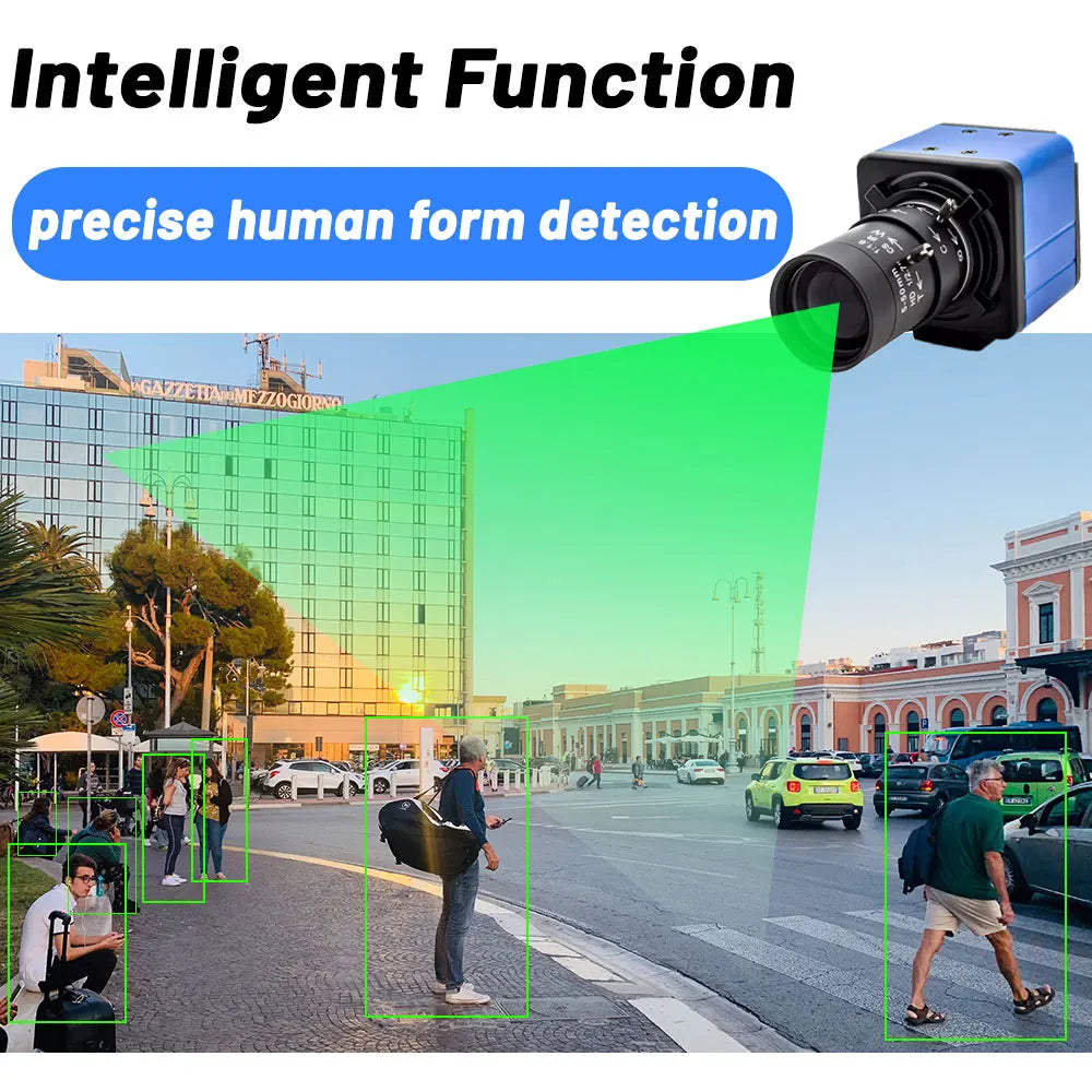 4K POE ipari IP kamera 8MP mini fém CCTV zoom objektívvel