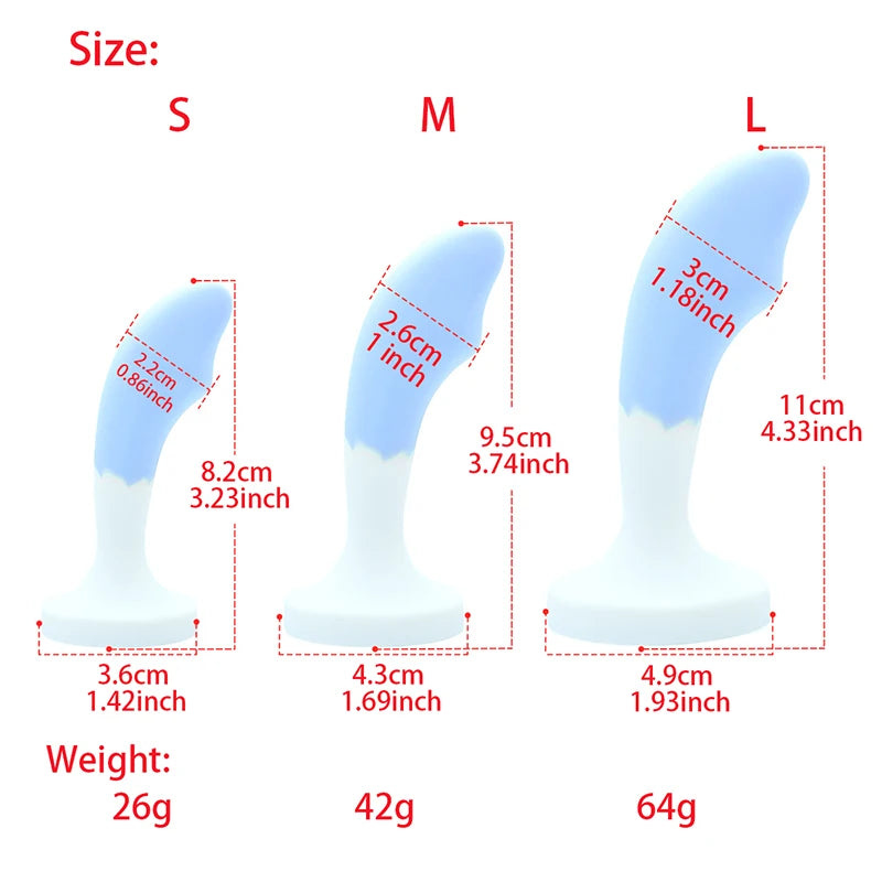 Crystal Base Silicone Anal Plug 💎