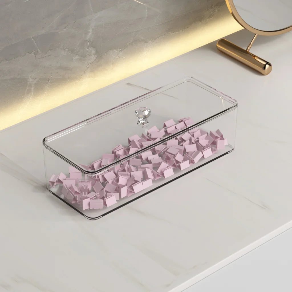 Clear Makeup Organiser, Divided or Open Options