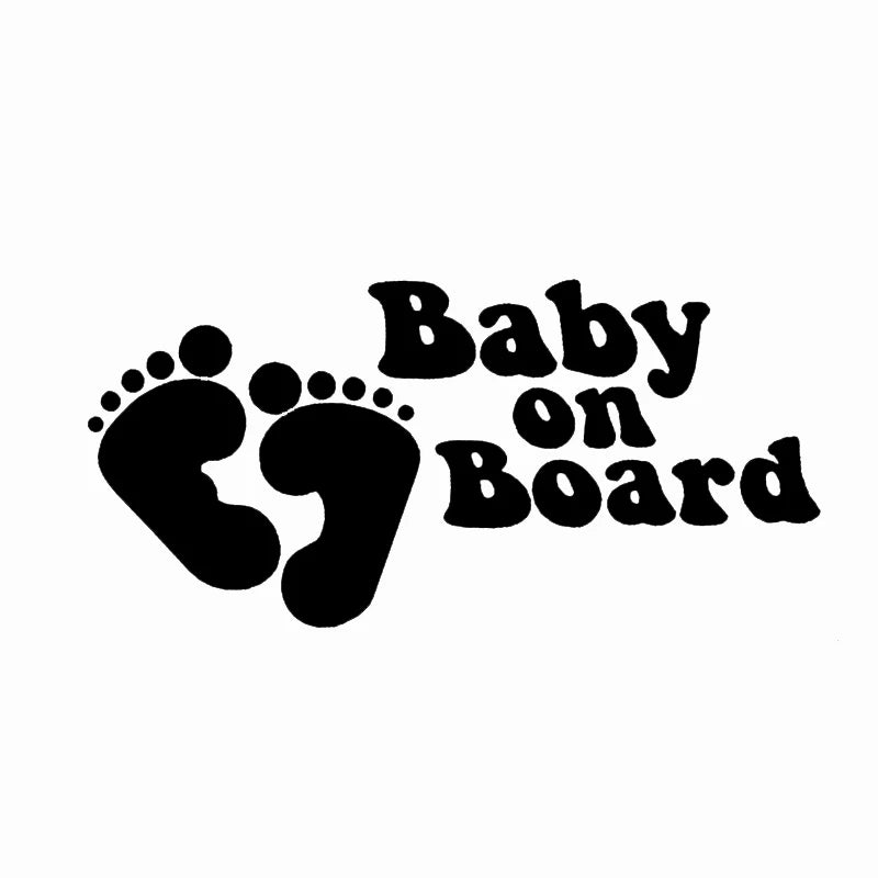 Baby en Kinderen on Board autodecal – Negen ontwerpen