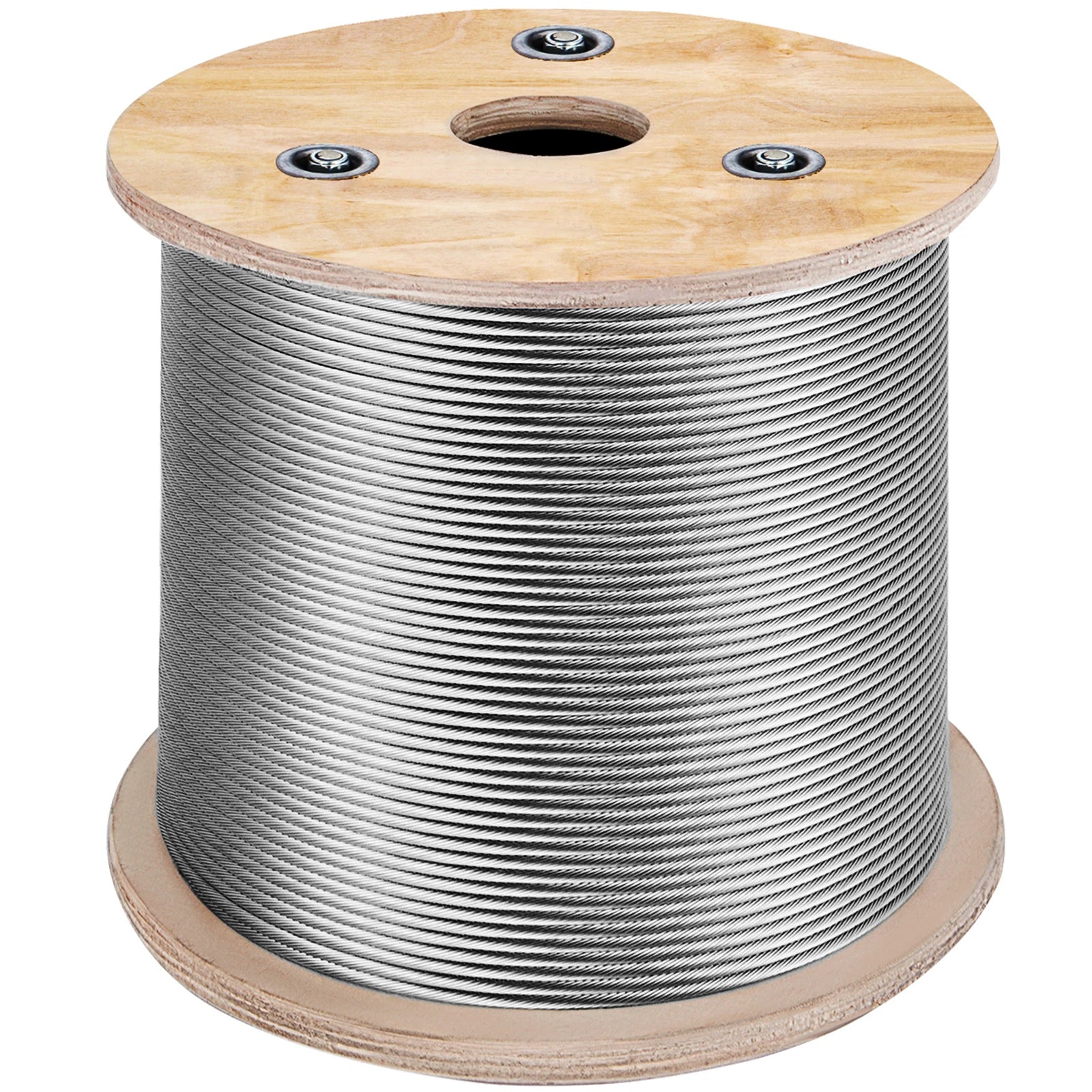 SucceBuy 152M/500Ft Drahtseil 316-Edelstahl, starke Spannung, weiches Angelseil, Hebekabel, 7×7, Wäscheleine, Durchmesser 1,5 mm–3,2 mm