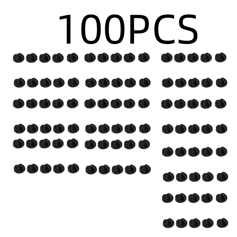 10/20Pcs Cable Clips Winder Silicone Cable Organizer Desktop Wire Storage Charger Cord Holder for Car USB Charging Tablet Wire