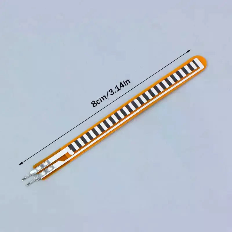 Sensor Flexível de 2.2 Polegadas - Sensor Eletrônico de Flexão para Mão Robótica, Projetos DIY, Módulo de Detecção de Dobra
