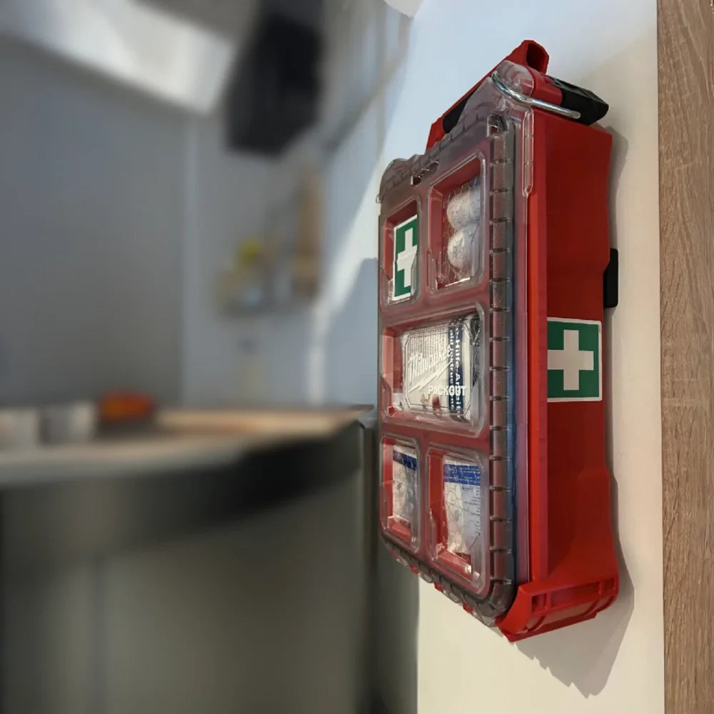 Taquets de fixation murale pour organiseurs Milwaukee PACKOUT