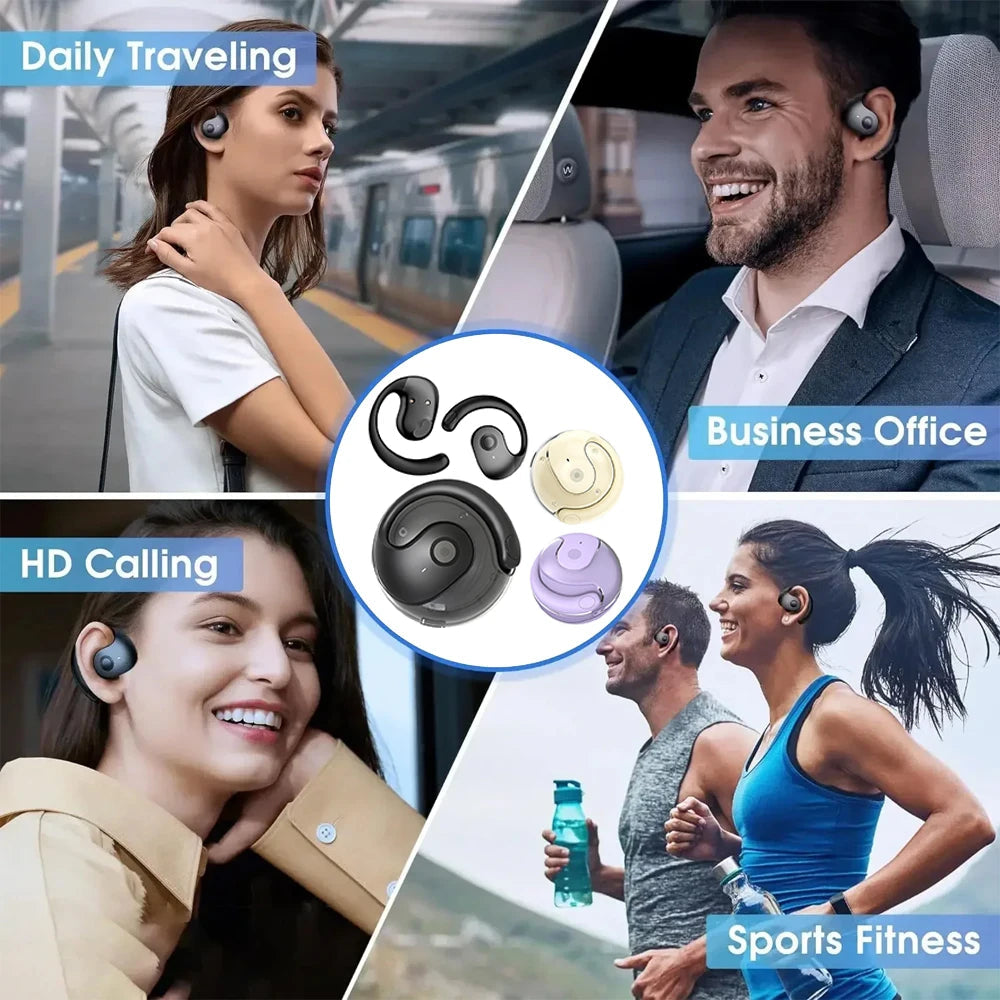 144 Language Translation Wireless Headphones Smart Waterproof Ai Real-time Translator Bluetooth 5.4 Earbuds Business Earphone