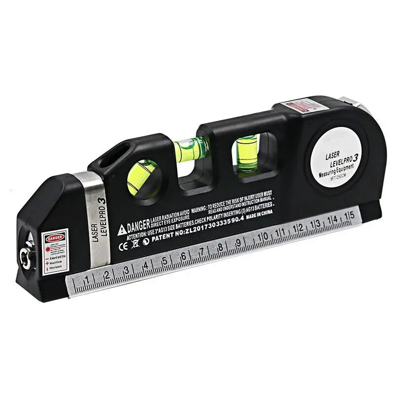 Laser Line Level with 2.5 m Tape Measure