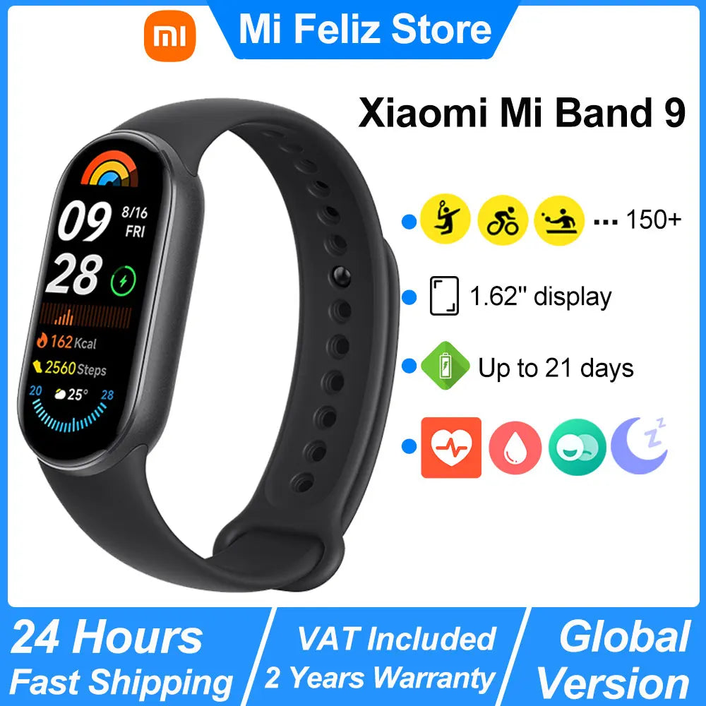 Xiaomi Mi Band 9 Smart Bracelet with AMOLED Display