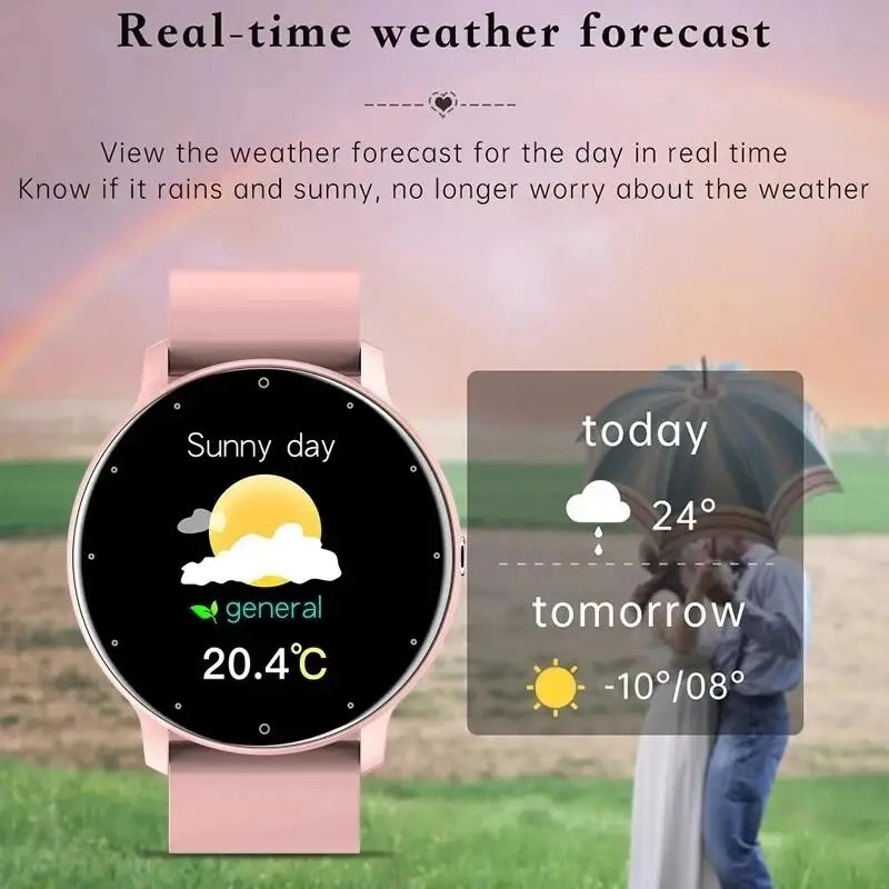 Smartwatch with Activity Tracking and Weather Display