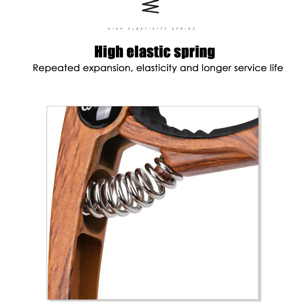 Metal Guitar Capo with Rubber Contacts
