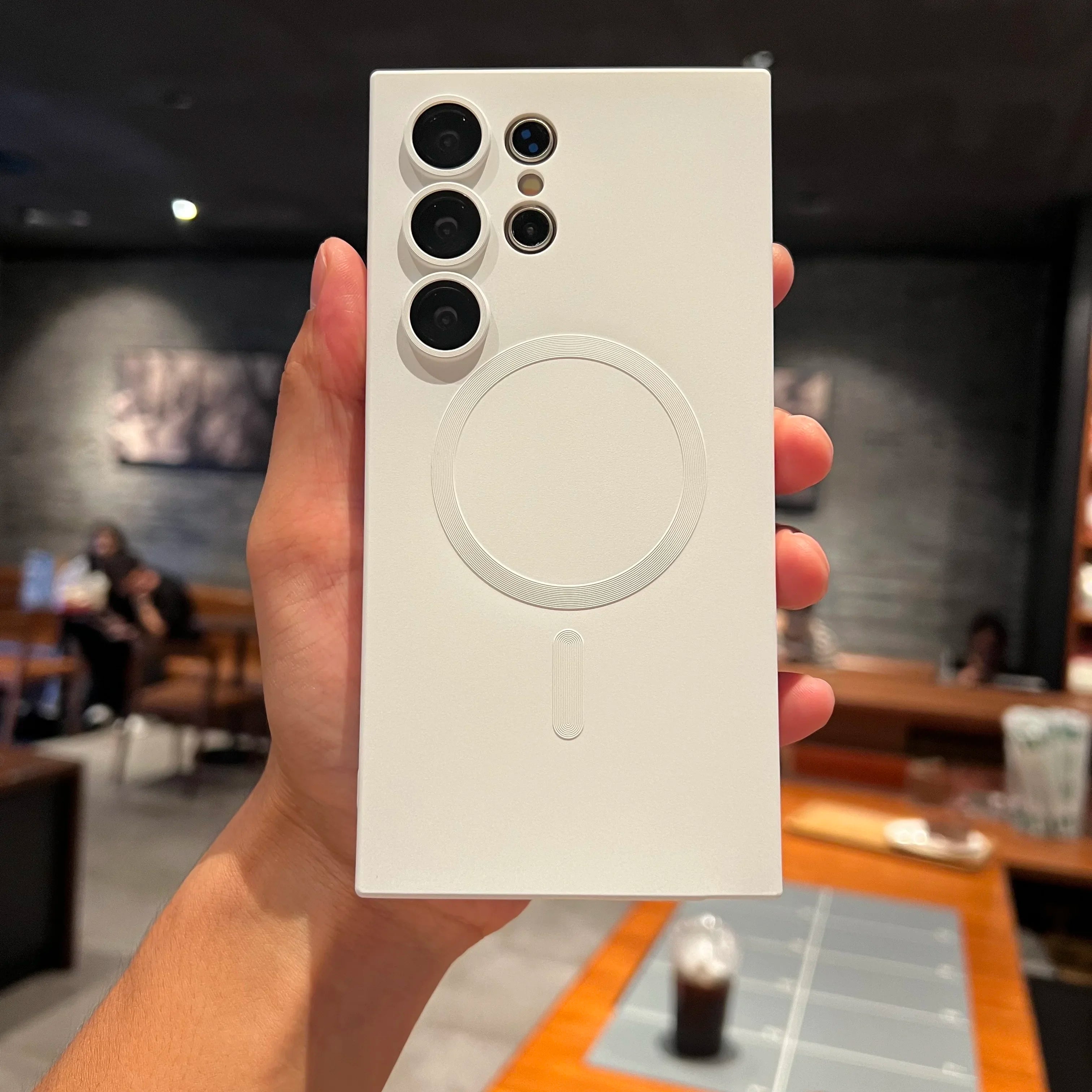 Lyxigt MagSafe magnetiskt fodral för Samsung Galaxy