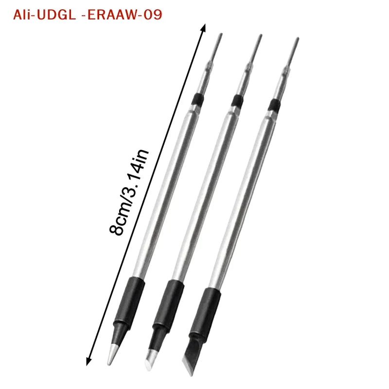 3Pcs Soldering Iron Tip USB Soldering Iron Tip 5V Battery Soldering Iron Tip Soldering Rework Accessories