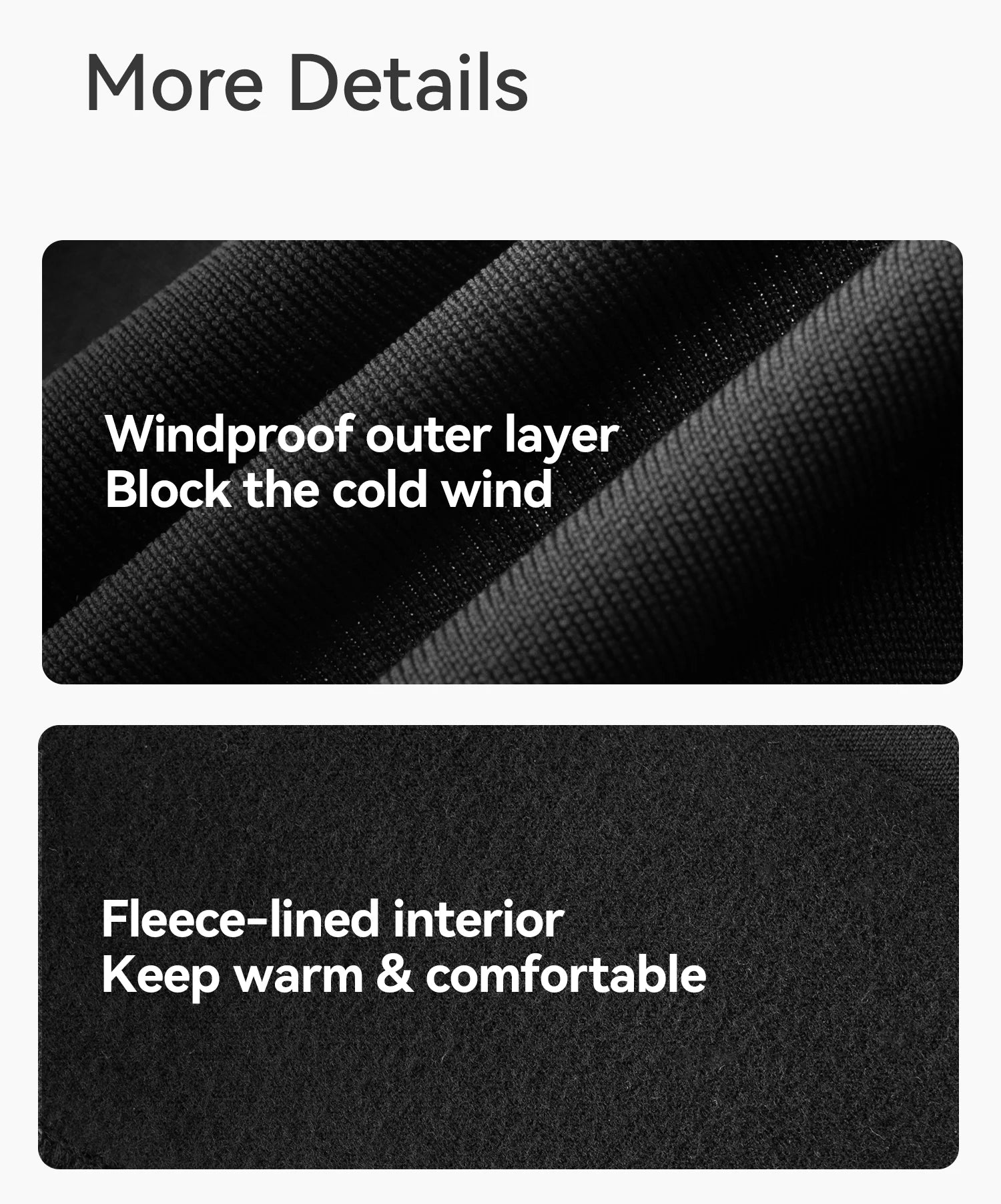 Cycling Face Mask with Fleece Inner Layer