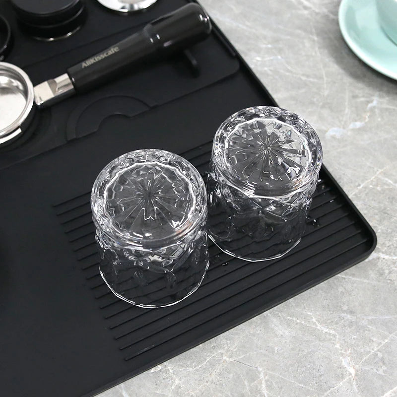 Disco de Compactação de Café Distribuidor Estação Porta-filtro Silicone Pad Espresso Maker Acessórios de Bar Cozinha Coffeeware The corner Barista Tools