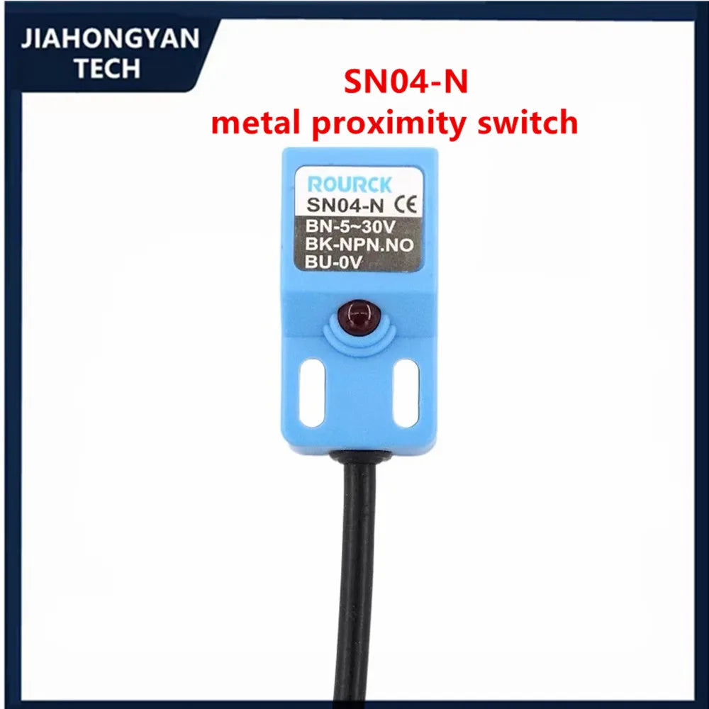 Sensor de metal SN04-N, interruptor de proximidad de tres cables NPN normalmente abierto, sensor de límite de CC de 5 V-30 V, 4 mm