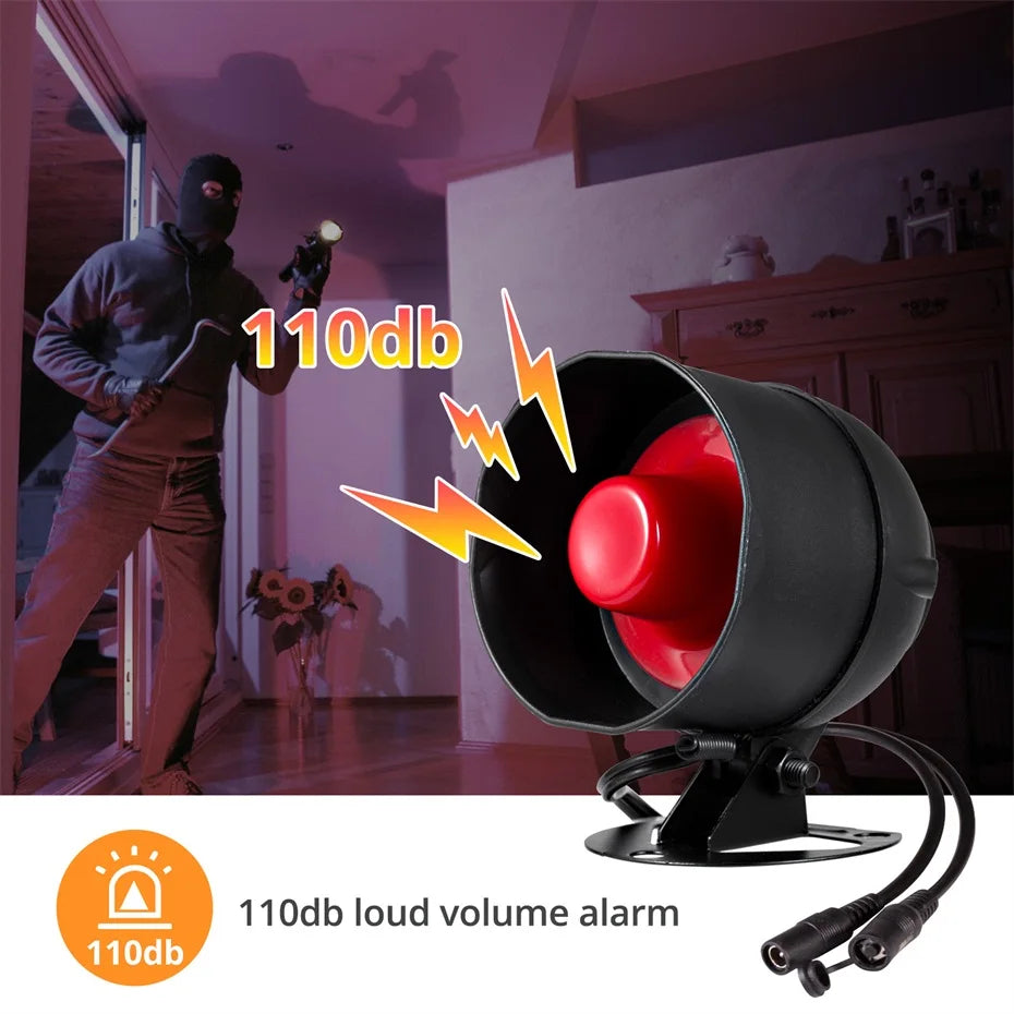 Tuya WiFi Siren Alarm System Kit with 110dB Home Alert