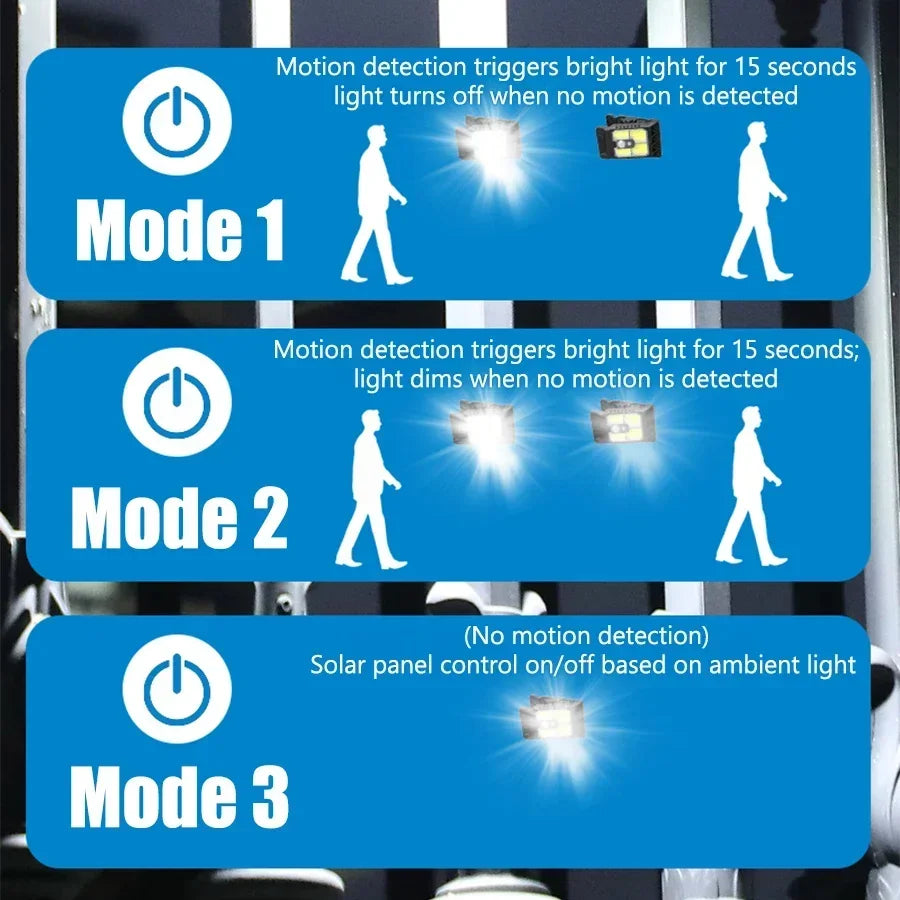 Solarna svjetiljka sa senzorom pokreta i kopčom - bijela ili topla svjetlost
