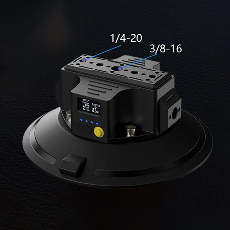 Electric Suction Camera Mount - Cup Size Options