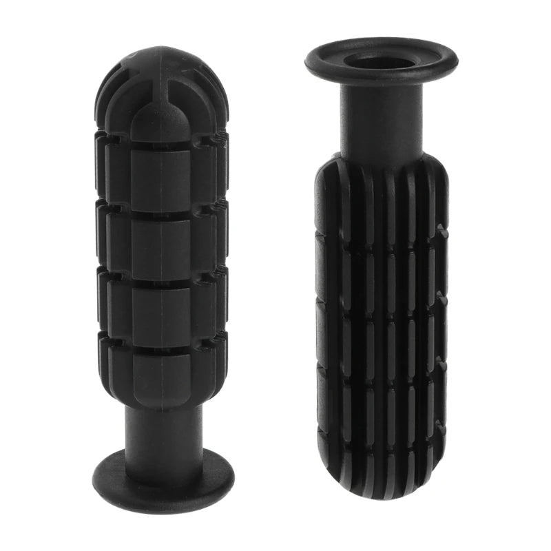 Black Foosball Rod Handles, Two Pieces