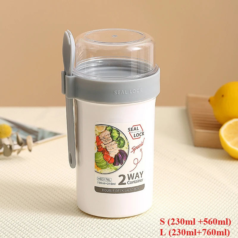 Two-Part Salad and Breakfast Cup, S/L Options