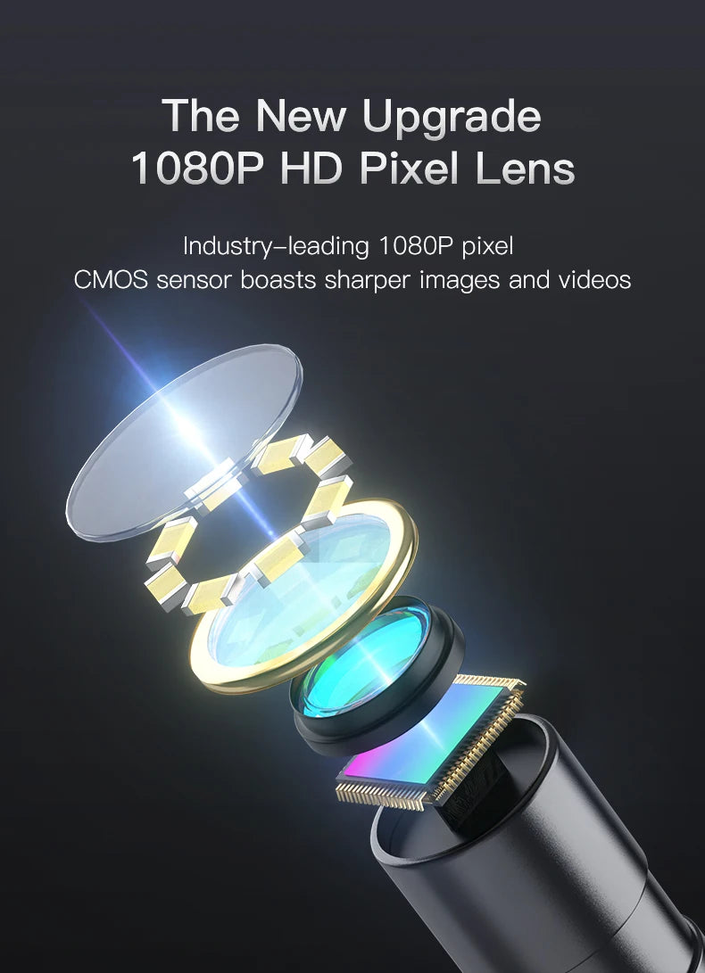 Camera endoscop industrială 4,3 inch HD 1080P inspecție borescop
