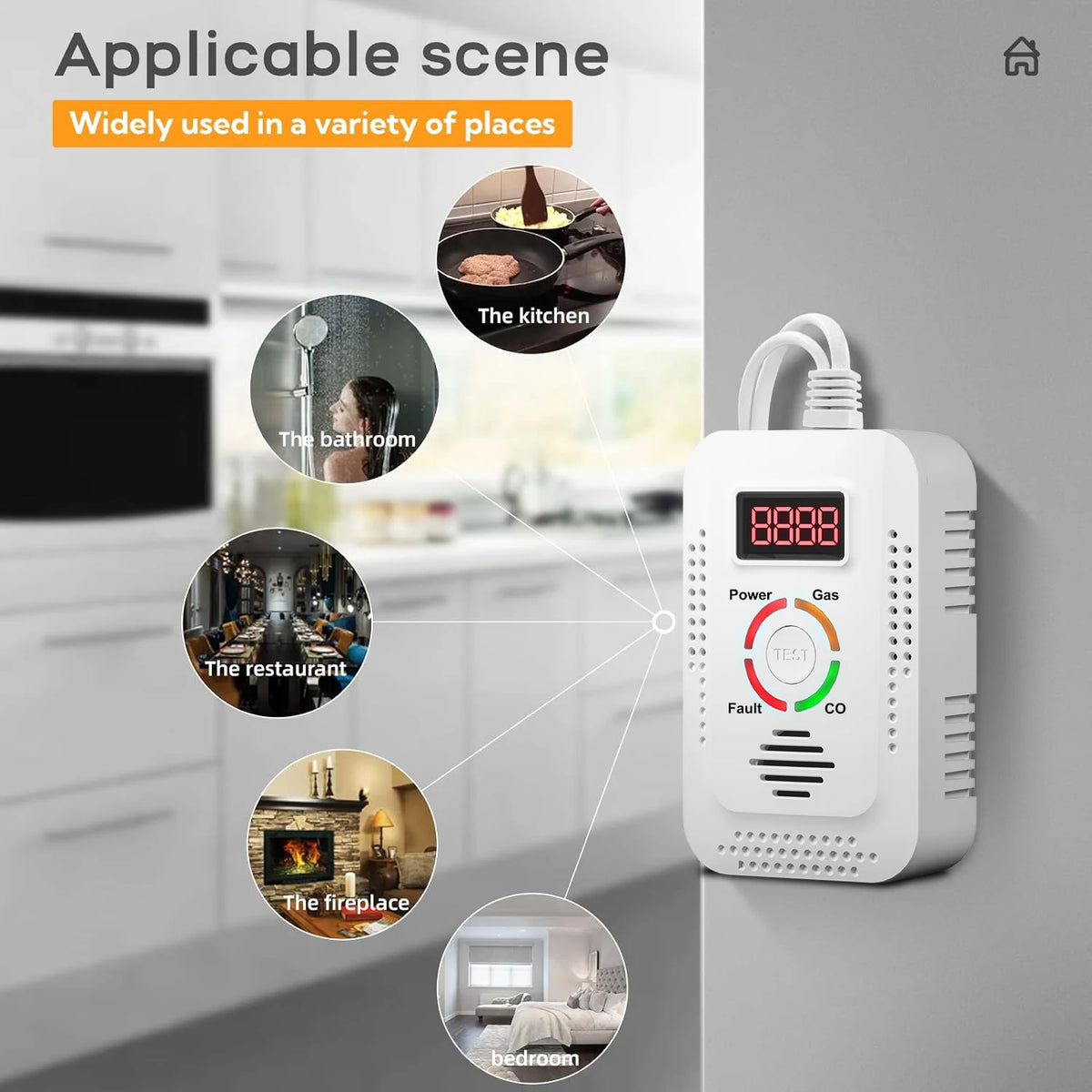 Plug-In Natural Gas and Carbon Monoxide Alarm