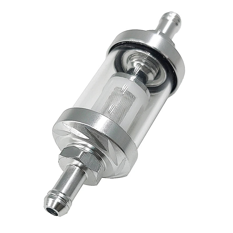 8mm CNC Motorcycle Gas Fuel Gasoline Oil Filter Moto Accessories For ATV Pit Bike Car Motorcycle Oil Cup Universal Accessories