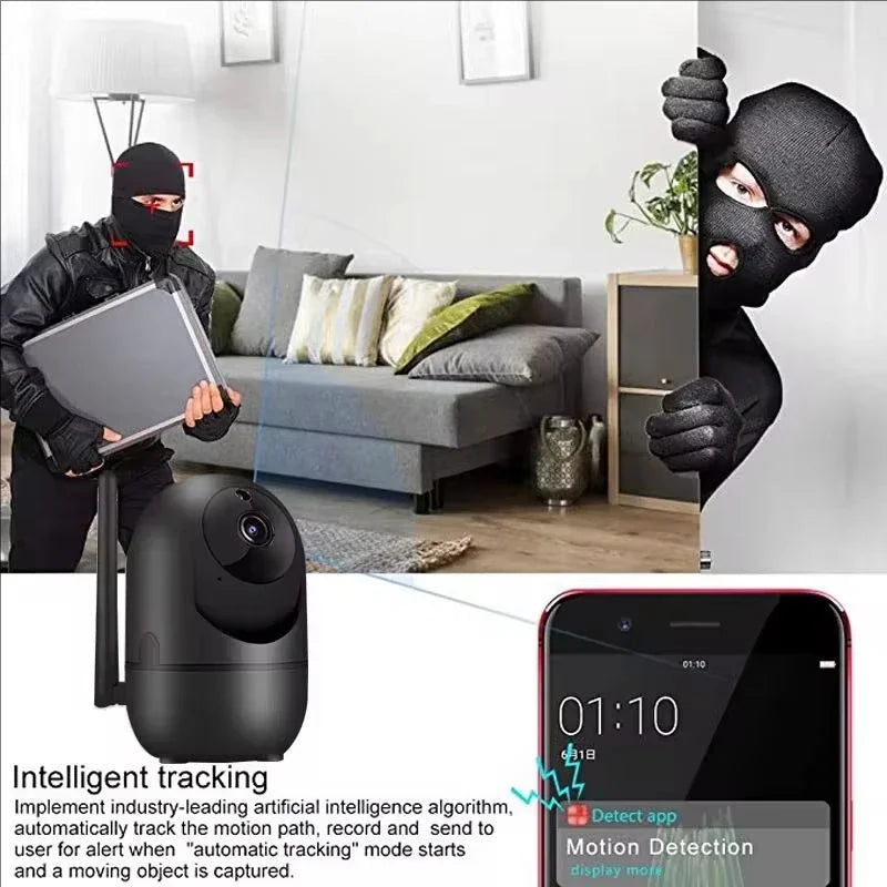 Compact Indoor Camera with Night Vision
